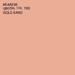 #EAAE96 - Gold Sand Color Image